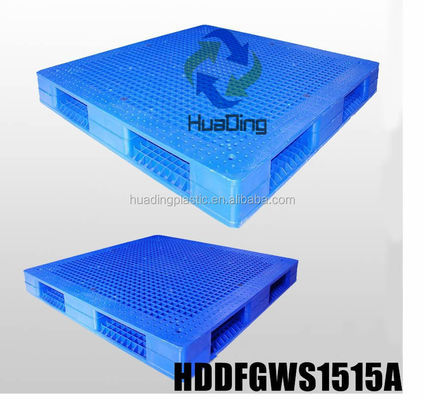 Blue Heavy-Duty Double-Faced Plastic Pallet 1500*1500mm for Heavy-Duty Applications