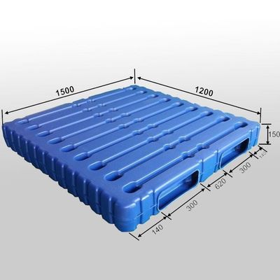4-Way Entry Type Blow Molding Pallet Double Faced Brick Forklift Pallet