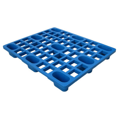 Dynamic Load 1T Single Faced HDPE Dark Olive Nestable Plastic Pallet with 1000 Pieces