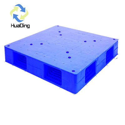 Antislip Rubber Inserted Double Faced Plastic Pallets for Heavy Duty Applications