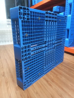 Antislip Rubber Inserted Double Faced Plastic Pallets for Heavy Duty Applications