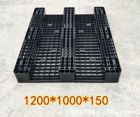 HUADING HD3RGNS1210C 1200*1000*150 HDPE Plastic Pallet for Racking Load 1000kg/2204lbs