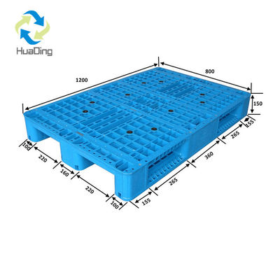 EU Size Heavy Duty Plastic Pallet with Labeling Options Depending on Volume