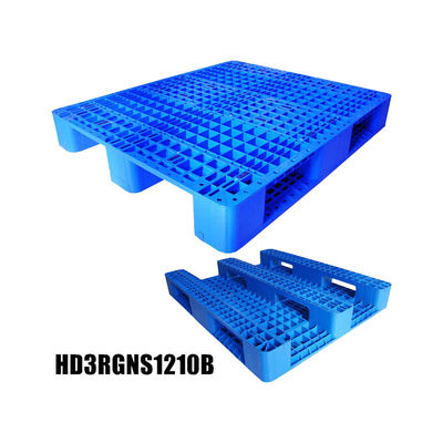HUADING Euro Durable 4 Way Entry Racking Grid Plastic Pallet for Heavy Duty Logistics