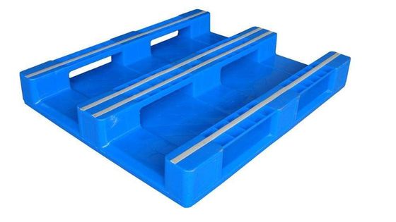 HUADING HDPE Floor Plastic Pallet for Warehouse Racking Single Faced Style 4-way Entry